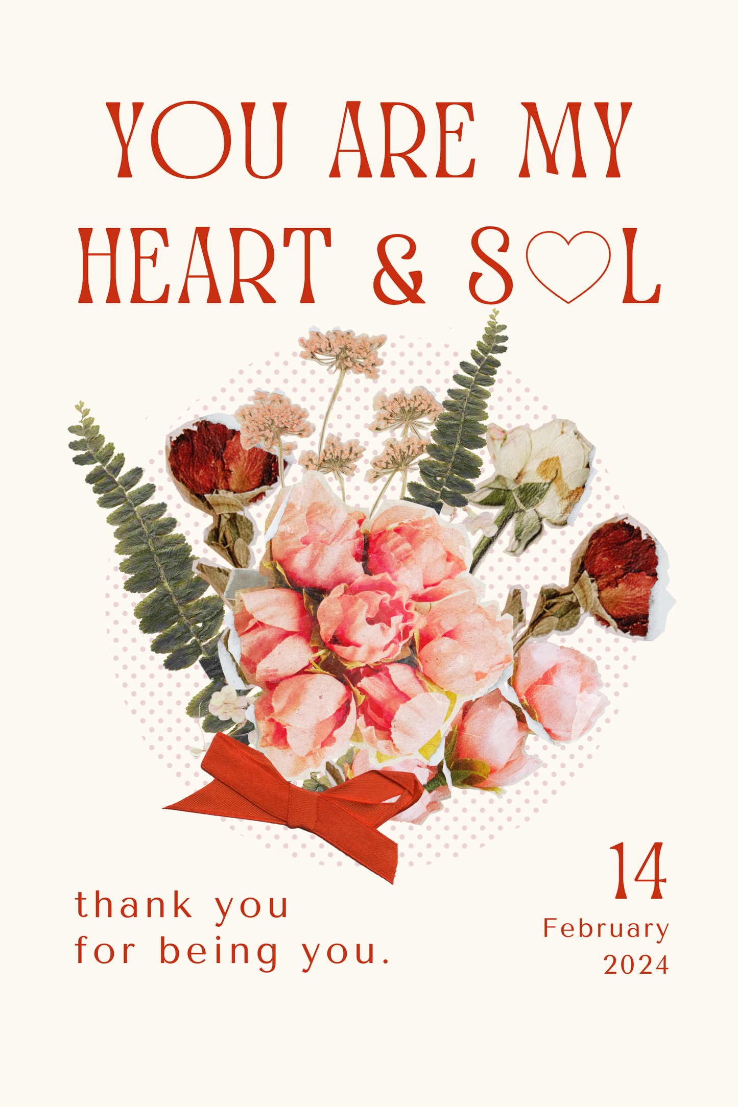 Heart & Sol Valentine's Day Card